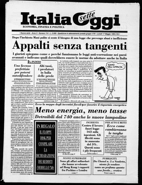 Italia oggi : quotidiano di economia finanza e politica